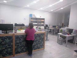 Instalación de Gabinete de Diseño y Reprografía Burlesk